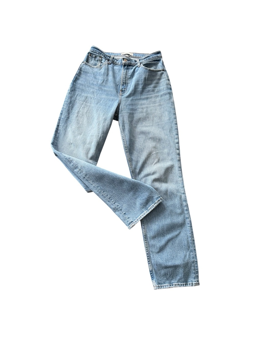 Abercrombie & Fitch Curve Love 90s Straight Ultra High Rise Jeans 8R 29R